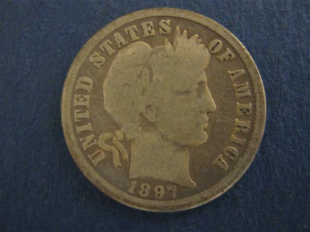 1897-O Barber Dime